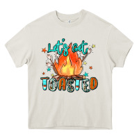 Cream let's get toasted Heavy Core Tee - Zillion Design Studio
