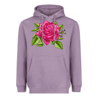 Lavender Perfume Delight Rose Heavyweight Hoodie - LillyAllenDesigns