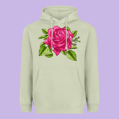 Perfume Delight Rose Heavyweight Hoodie Designed By Lillyallendesigns