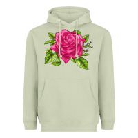 Matcha Perfume Delight Rose Heavyweight Hoodie - LillyAllenDesigns