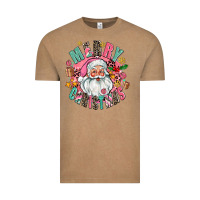 Vintage Coffee merry christmas santa Vintage Tee - AdoDesignShop