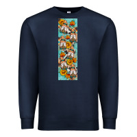 Navy fall gnomes pen wrap 1 Premium Sweatshirt - Artiststas