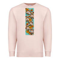Pale Pink fall gnomes pen wrap 1 Premium Sweatshirt - Artiststas