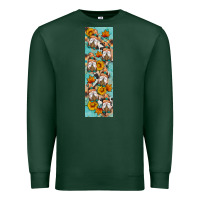Sports Green fall gnomes pen wrap 1 Premium Sweatshirt - Artiststas
