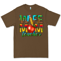Cacao wife mom teacher Premium Tee - texasbilliewilder