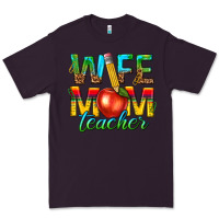 Plum wife mom teacher Premium Tee - texasbilliewilder