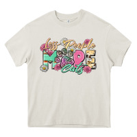 Cream less people more cats Heavy Core Tee - Zillion Design Studio