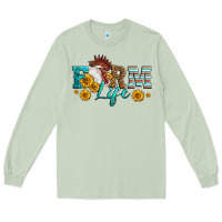 Matcha Western Farm Life Rooster Head Long Sleeve Tee - LillyAllenDesigns