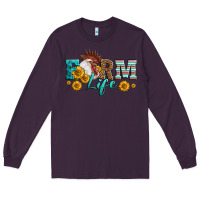 Plum Western Farm Life Rooster Head Long Sleeve Tee - LillyAllenDesigns