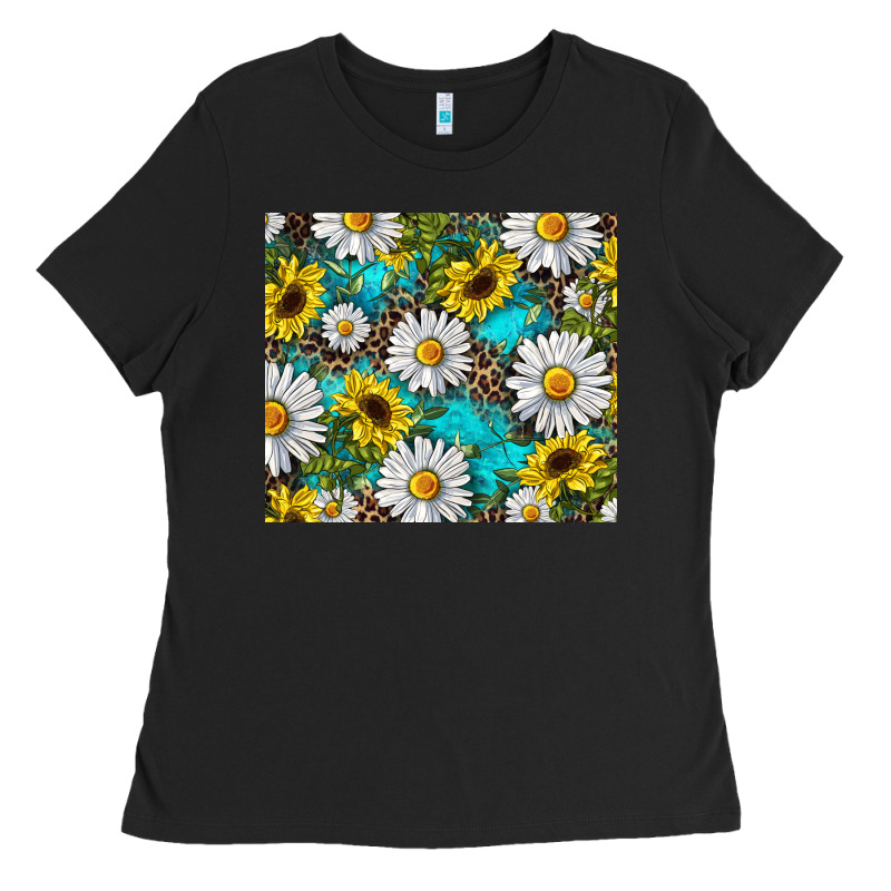 Western Daisy And Sunflower Ladies Tee by RanaPortraitStore | Teevron