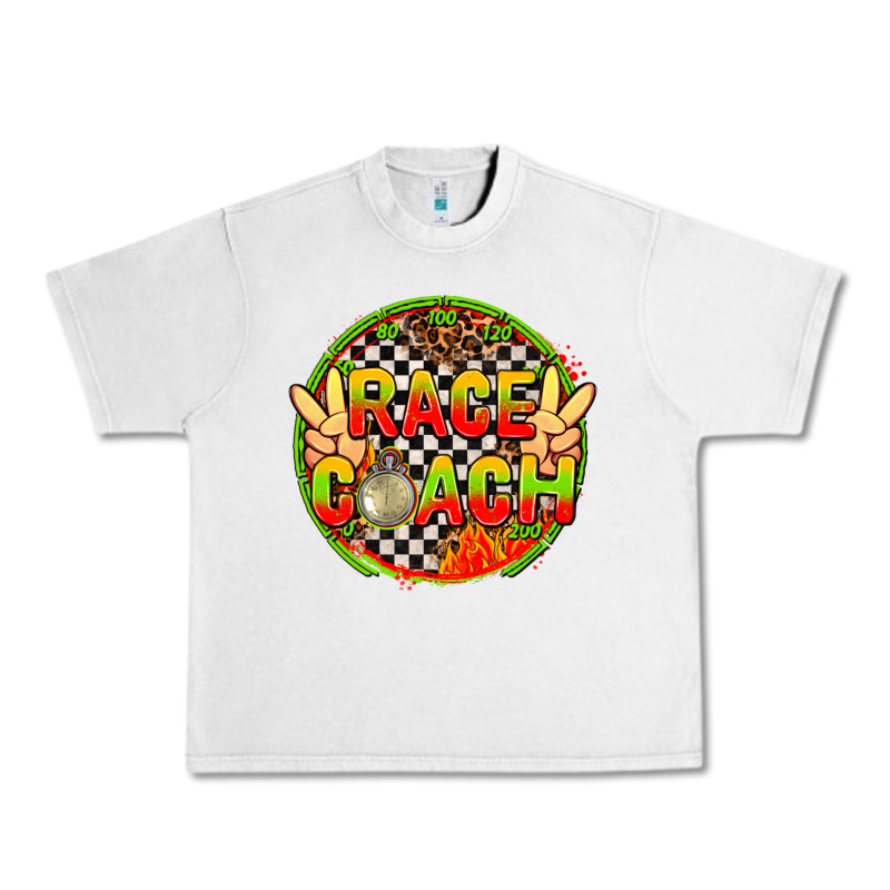 Race Coach  With Leopard And Peace Hand Urban Heavy Tee by AdoDesignShop | Teevron