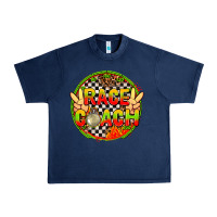 Navy race coach  with leopard and peace hand Urban Heavy Tee - AdoDesignShop