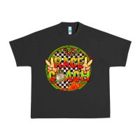 Pigment Black race coach  with leopard and peace hand Urban Heavy Tee - AdoDesignShop