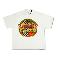 Pistachio race coach  with leopard and peace hand Urban Heavy Tee - AdoDesignShop