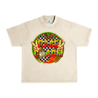 Sandshell race coach  with leopard and peace hand Urban Heavy Tee - AdoDesignShop