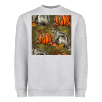 Heather Grey squirrel pumpkin seamless Heavyweight Sweatshirt - BundleAndBundleShop
