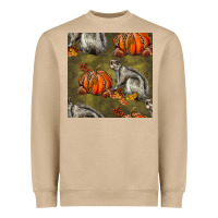 Mushroom squirrel pumpkin seamless Heavyweight Sweatshirt - BundleAndBundleShop