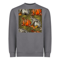 Storm squirrel pumpkin seamless Heavyweight Sweatshirt - BundleAndBundleShop