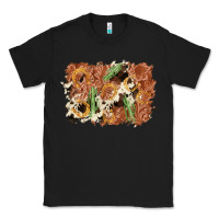 Black horseshoe cowhide cactus background Classic Tee - AdoDesignShop