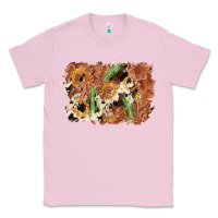 Bubblegum Pink horseshoe cowhide cactus background Classic Tee - AdoDesignShop