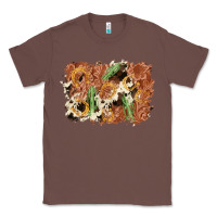 Chestnut horseshoe cowhide cactus background Classic Tee - AdoDesignShop