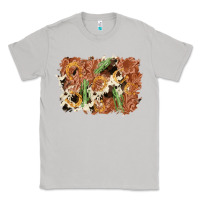 Moon Dust horseshoe cowhide cactus background Classic Tee - AdoDesignShop
