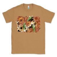 Toasted Coconut horseshoe cowhide cactus background Classic Tee - AdoDesignShop