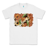 White horseshoe cowhide cactus background Classic Tee - AdoDesignShop