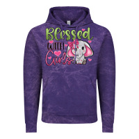 Cloud Purple blessed with girls Vintage Hoodie - JahusDesignShop