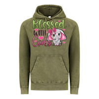 Vintage Olive blessed with girls Vintage Hoodie - JahusDesignShop