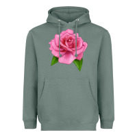 Sage Perfume Delight Rose Heavyweight Hoodie - LillyAllenDesigns