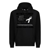 Black No One Fights Alone Pancreatic Cancer Awareness Premium Hoodie - Bettercallsaul