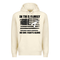 Sandshell No One Fights Alone Pancreatic Cancer Awareness Premium Hoodie - Bettercallsaul