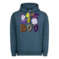 Pigment Midnight Navy my first boo Urban Hoodie - CowGirlArtShop