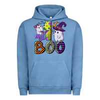 Pigment Pebble Blue my first boo Urban Hoodie - CowGirlArtShop