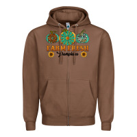 Chestnut Orange glitter pumpkin Zipper Hoodie - NancyCooperArtShop