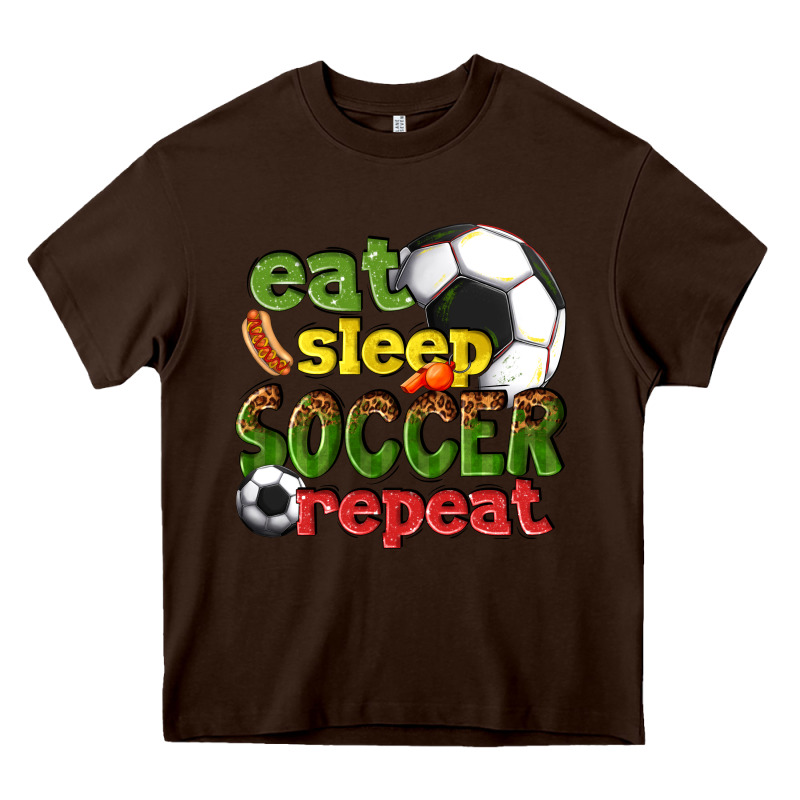 Eat Sleep Soccer Repeat Heavy Core Tee by texasbilliewilder | Teevron