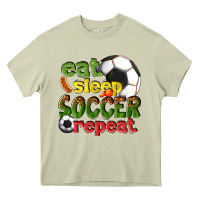 Mossy eat sleep soccer repeat Heavy Core Tee - texasbilliewilder
