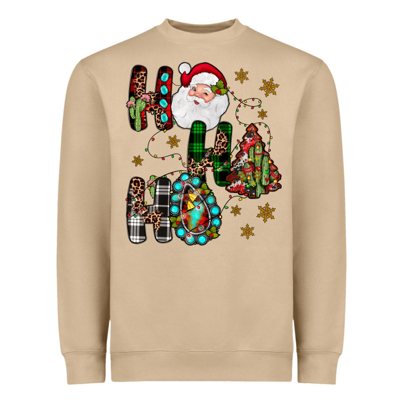 Ho Ho Ho Heavyweight Sweatshirt by JahusDesignShop | Teevron
