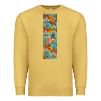 Antique Gold fall gnomes pen wrap 2 Premium Sweatshirt - Artiststas