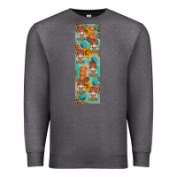Charcoal Heather fall gnomes pen wrap 2 Premium Sweatshirt - Artiststas