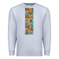 Heather Grey fall gnomes pen wrap 2 Premium Sweatshirt - Artiststas