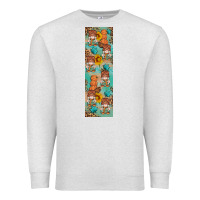 Oatmeal Heather fall gnomes pen wrap 2 Premium Sweatshirt - Artiststas