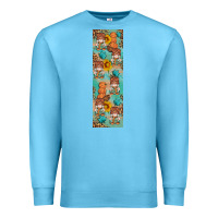 Ocean Blue fall gnomes pen wrap 2 Premium Sweatshirt - Artiststas