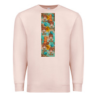 Pale Pink fall gnomes pen wrap 2 Premium Sweatshirt - Artiststas