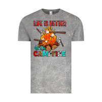 Cloud Rock life is better by the campfire with marshmallows Vintage Tee - AdoDesignShop