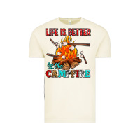 Vintage Arctic life is better by the campfire with marshmallows Vintage Tee - AdoDesignShop
