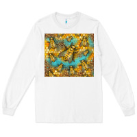 White Bumble Bees Long Sleeve Tee - LillyAllenDesigns