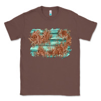 Chestnut wood leather background Classic Tee - AdoDesignShop