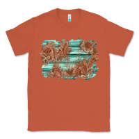 Copper wood leather background Classic Tee - AdoDesignShop